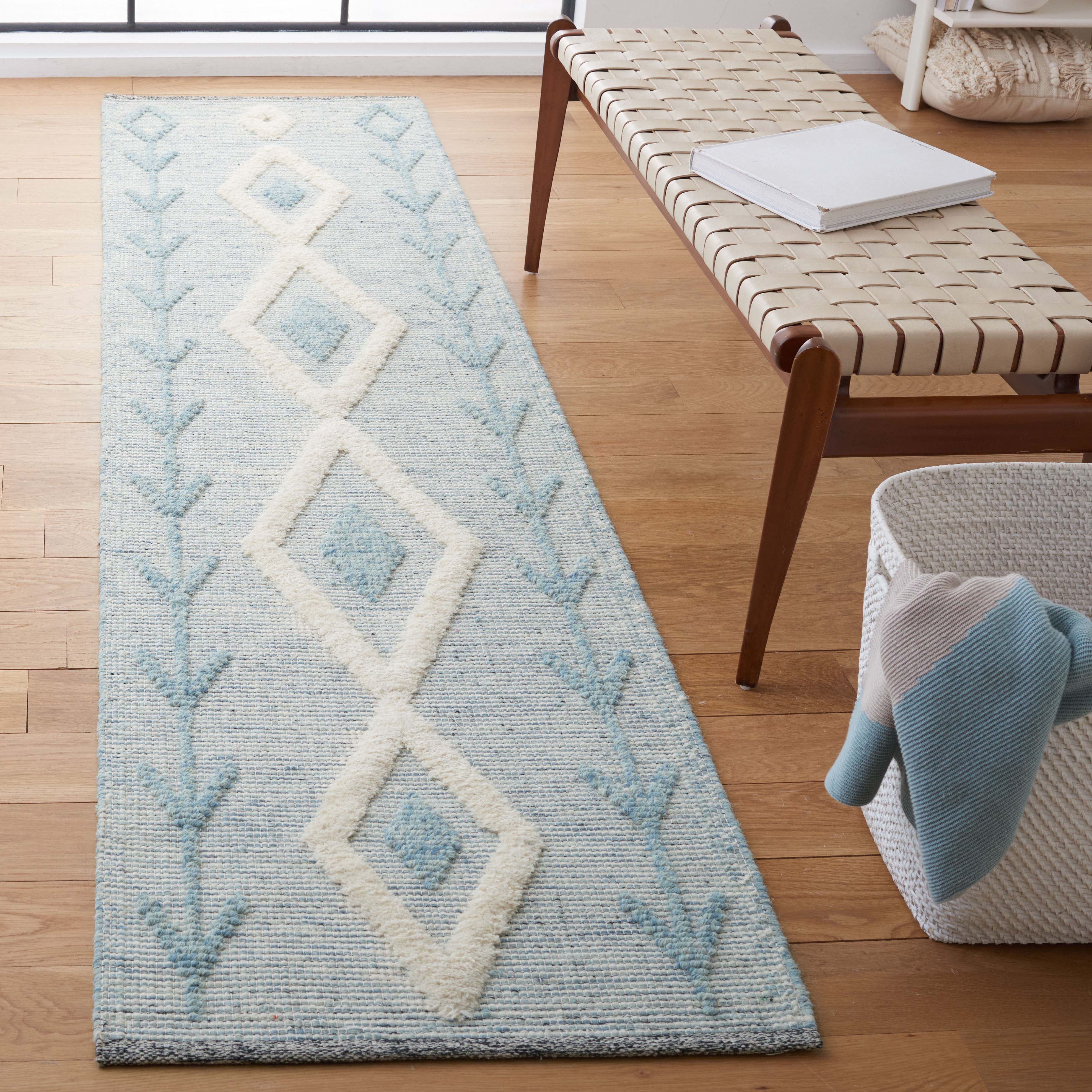 Vermont 601 Rug | Safavieh - VRM601 - Blue / Ivory