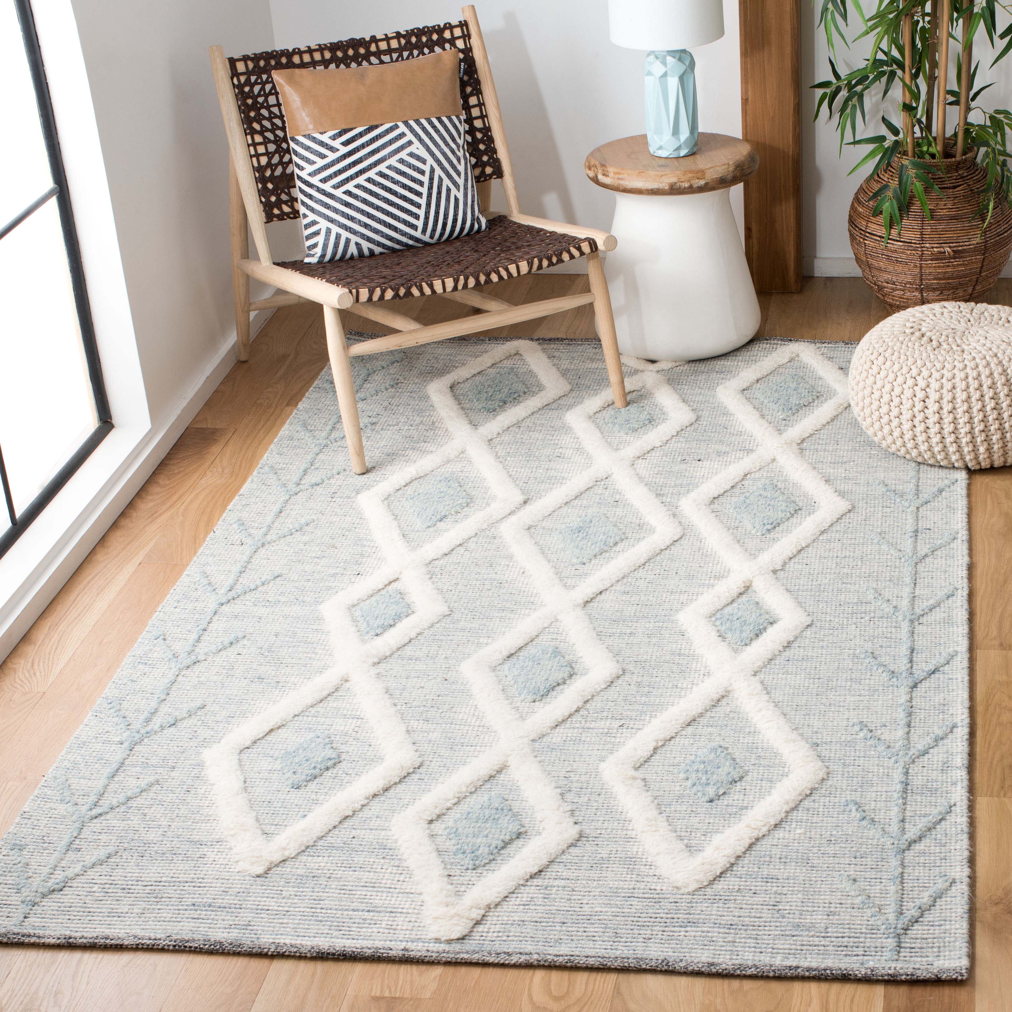 Vermont 601 Rug | Safavieh - VRM601 - Blue / Ivory