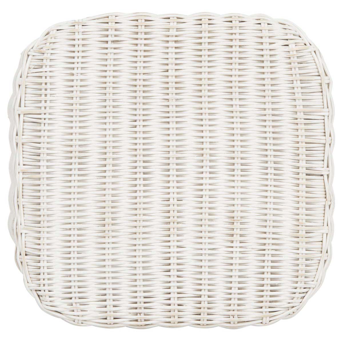 Safavieh Percy Wicker Counter Stool - White