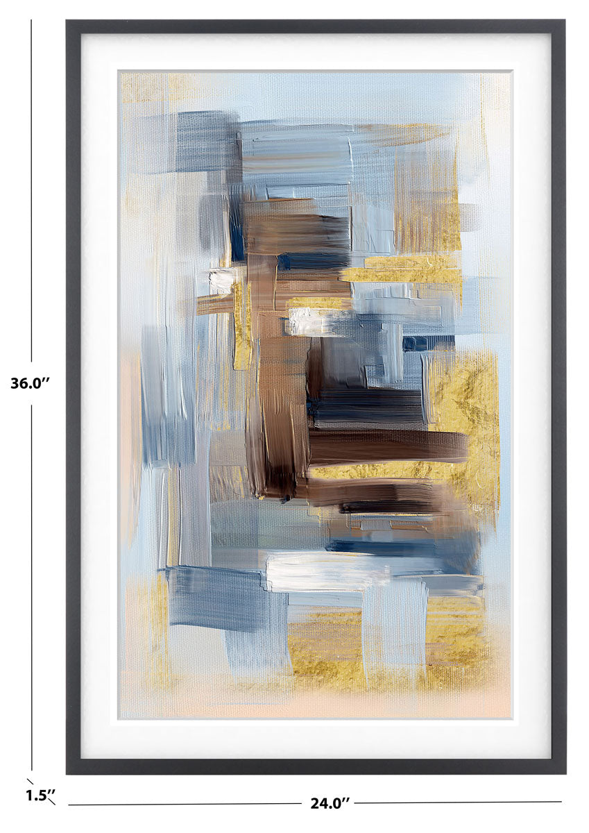 Harmony, 24 X 36, Framed Wall Art | Safavieh - Multi