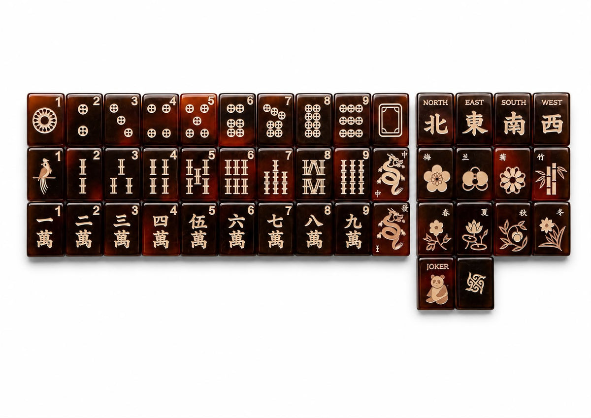 Tradewind Mahjong Tile Set -  Tortoise | Backordered Ships Nov 11