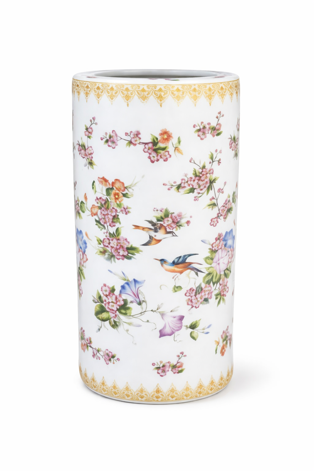 Spring Floral Porcelain Umbrella Holder