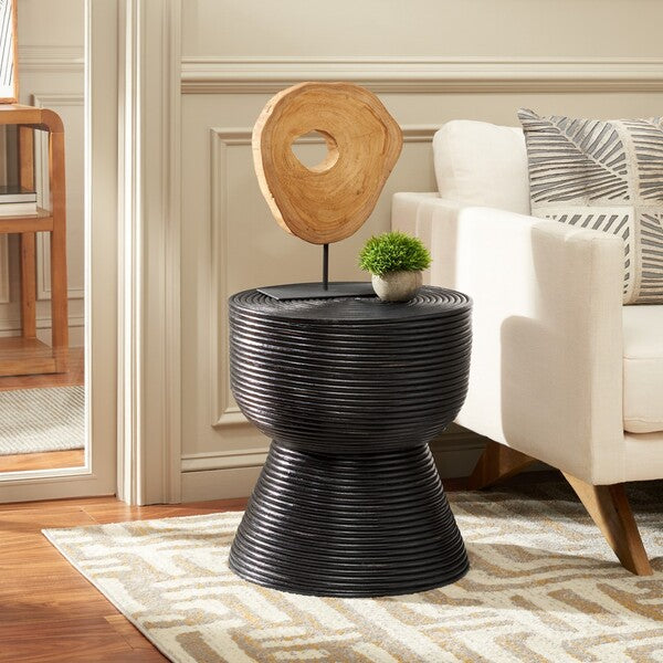 Heimdall Accent Table, ACC6503 | Safavieh - Distressed Black