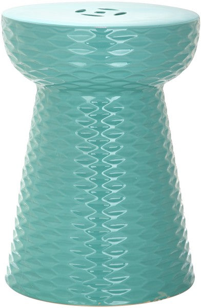 Daphne Garden Stool, ACS4523 | Safavieh - Light Blue