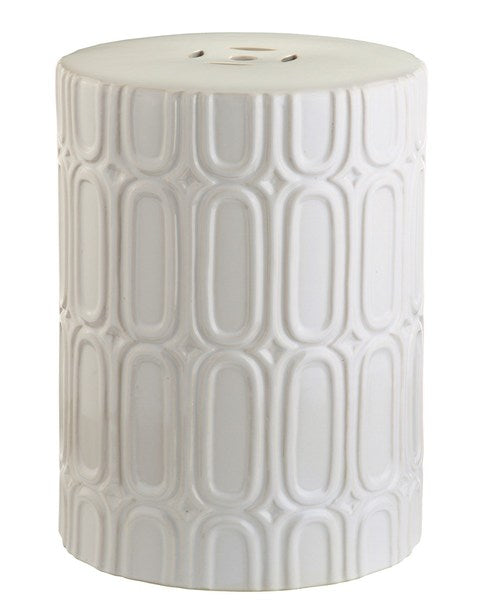 Melody Garden Stool, ACS4529 | Safavieh - Cream