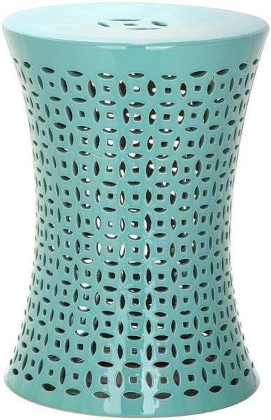 Camilla Garden Stool, ACS4550 | Safavieh - Light Blue