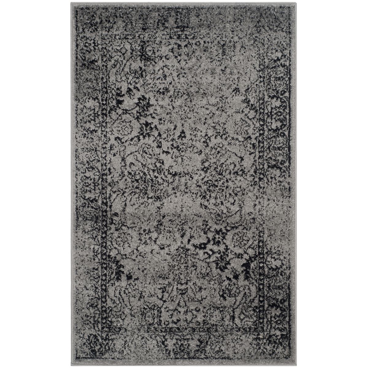 Safavieh Adirondack 109 Rug, Black, ADR109 - Grey / Black