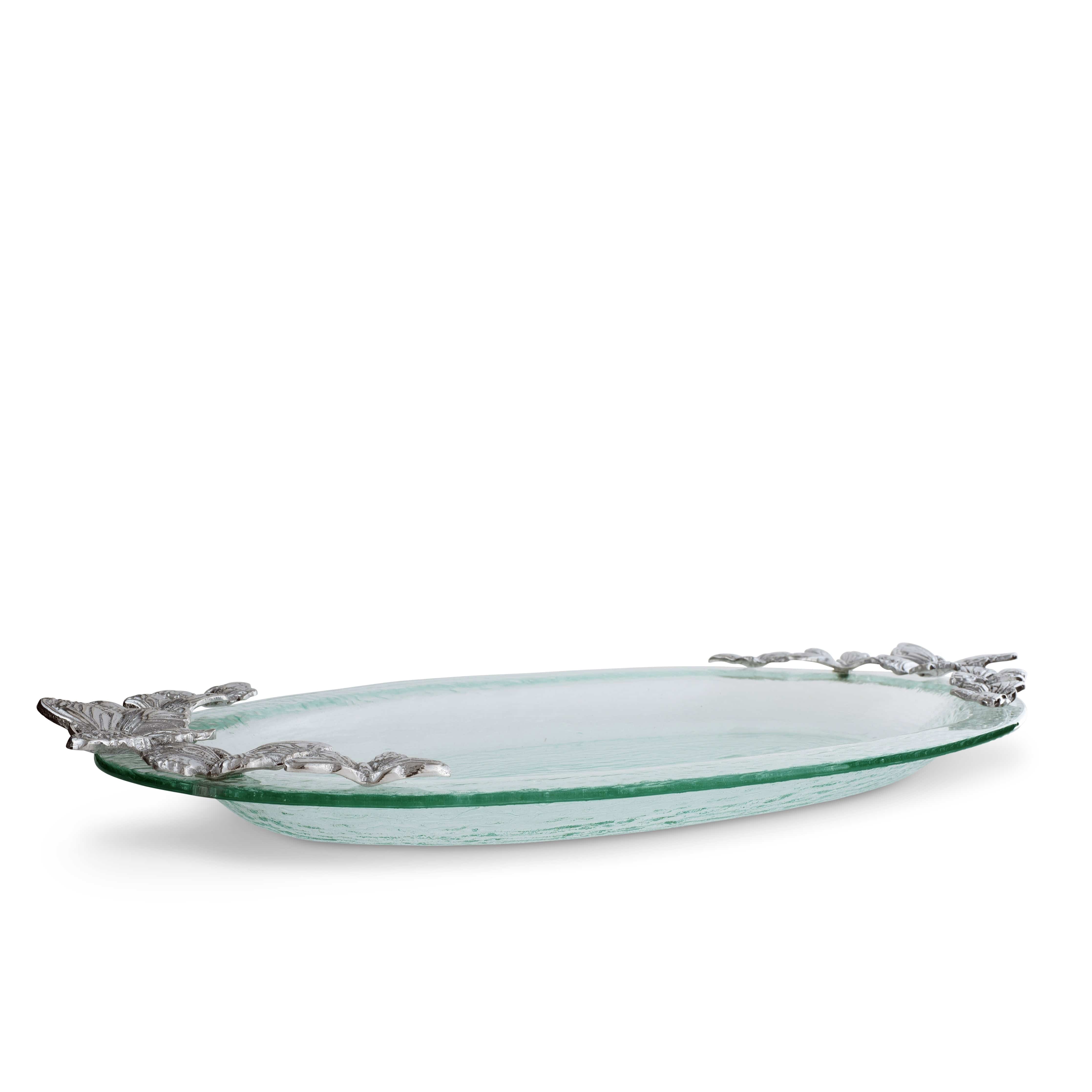 Butterfly Glass Platter