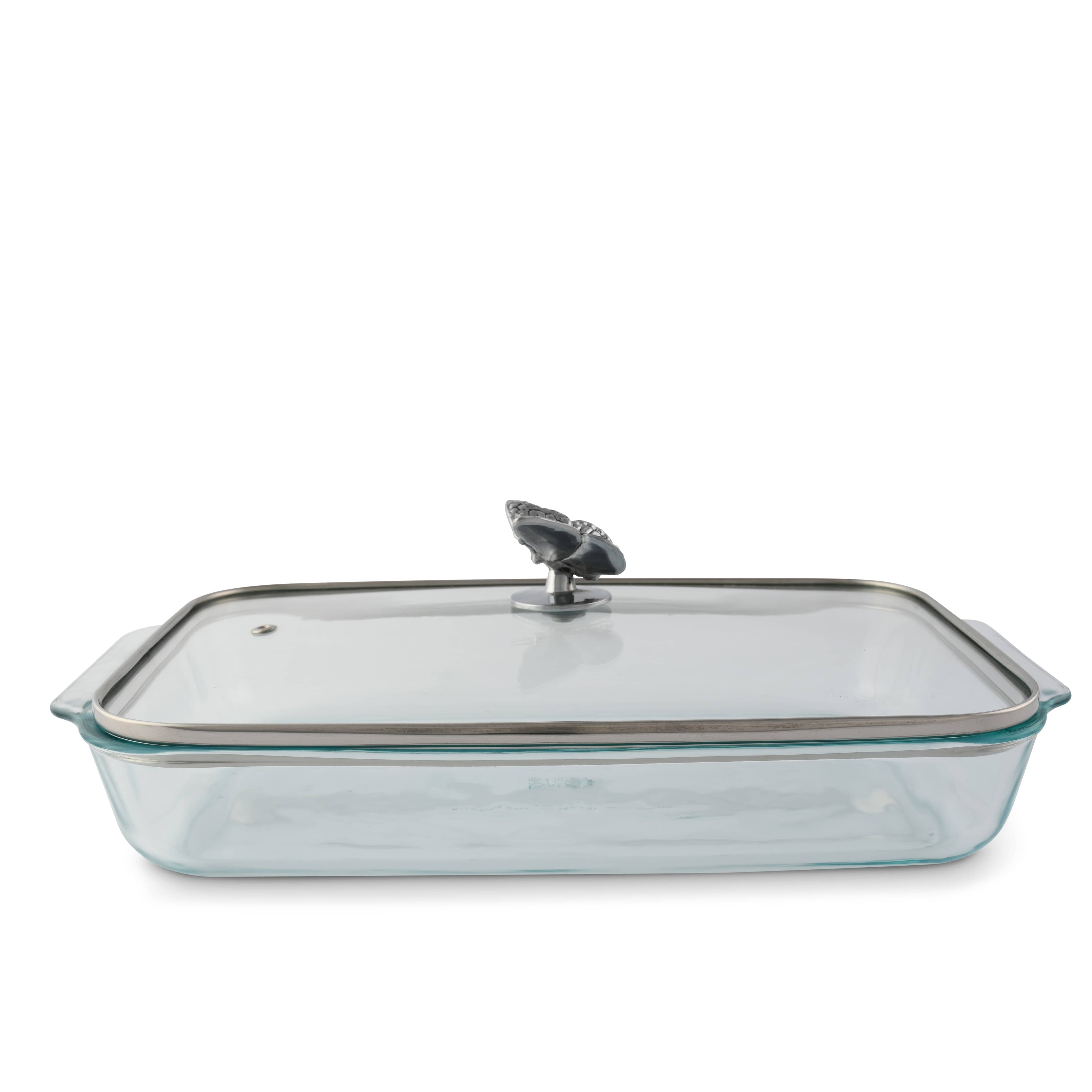 Butterfly Lid with Pyrex 3 quart Baking Dish