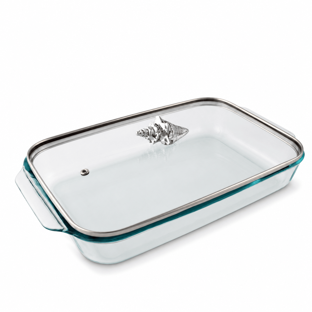 Shell Lid with Pyrex 3 quart Baking Dish