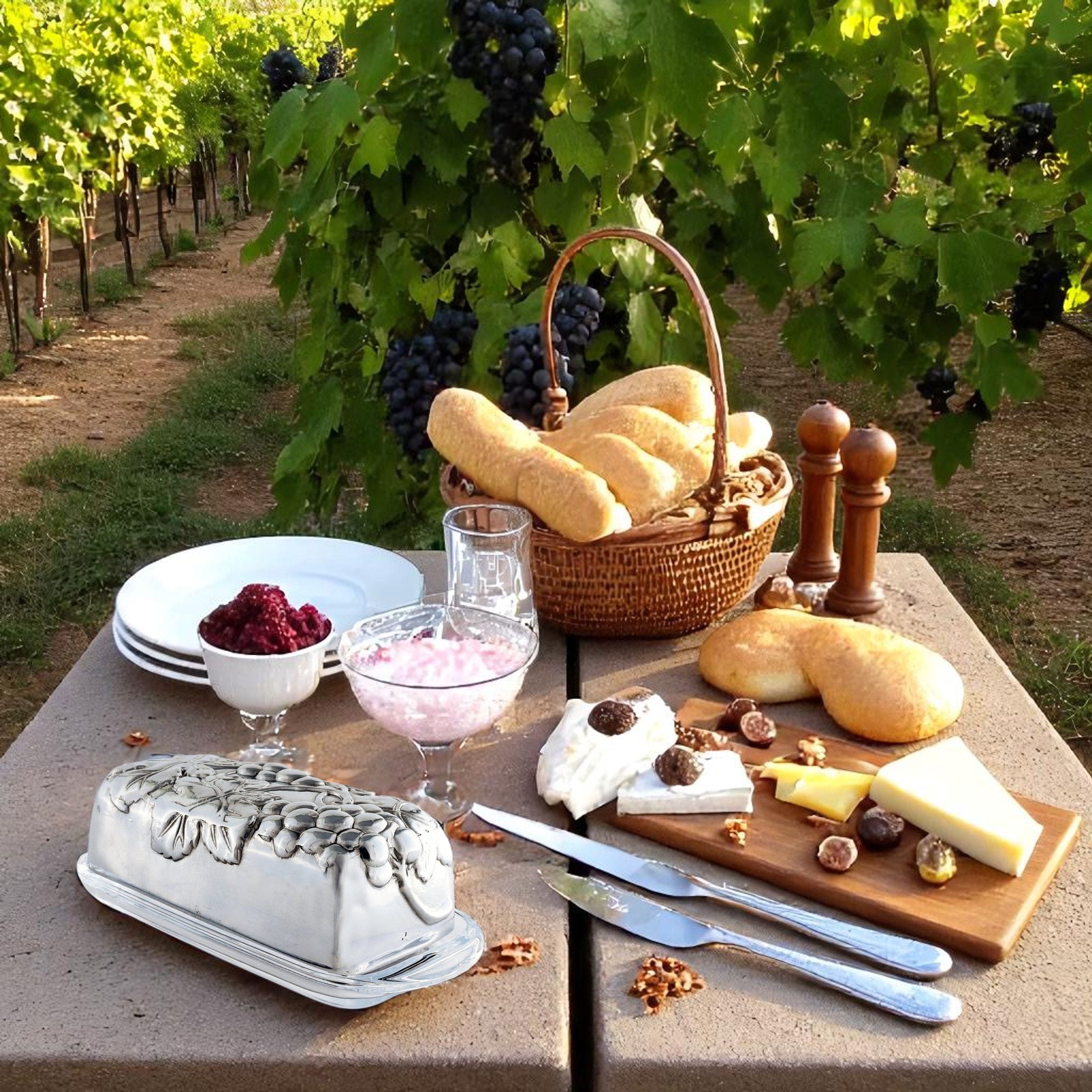 Grape Butter Dish