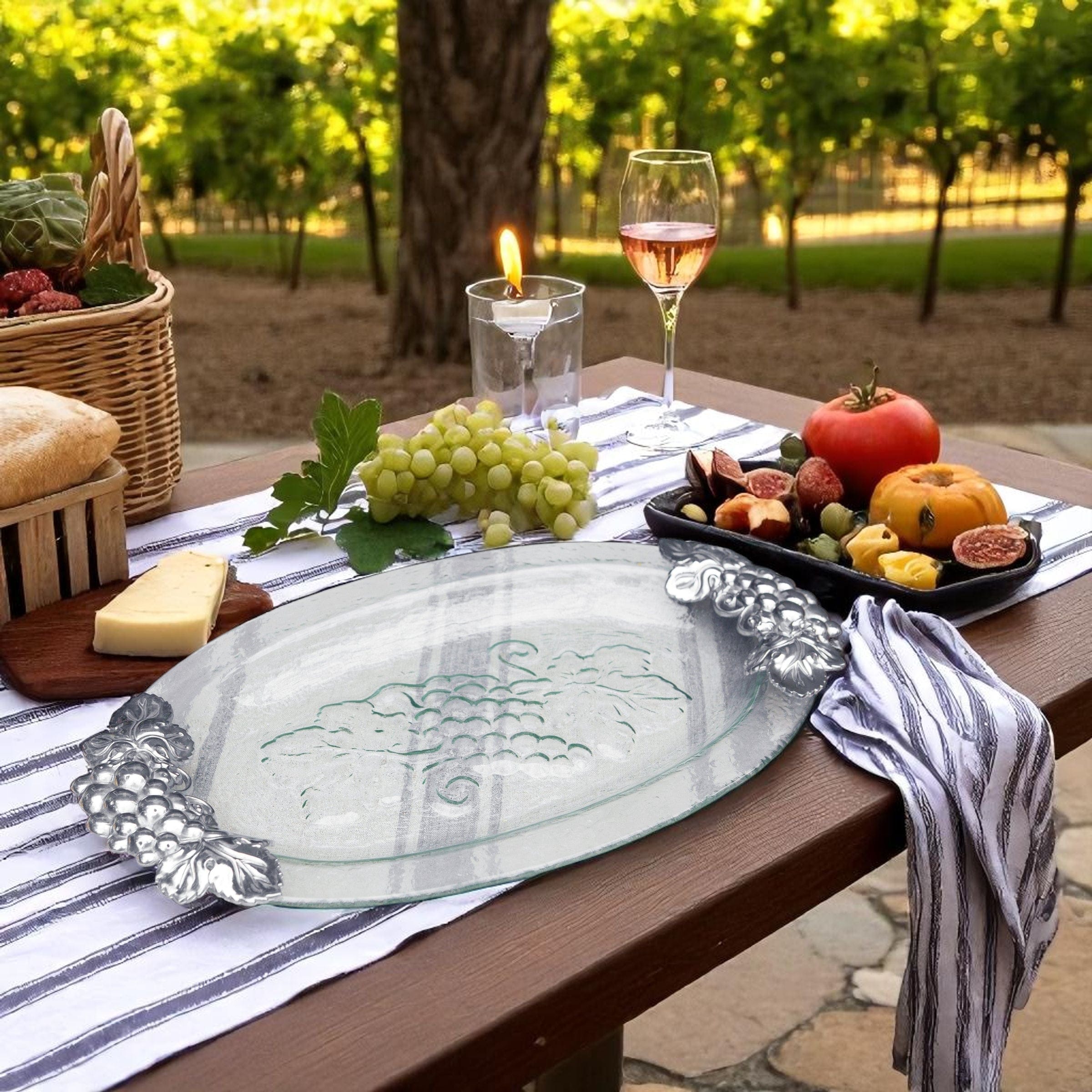 Grape Glass Platter