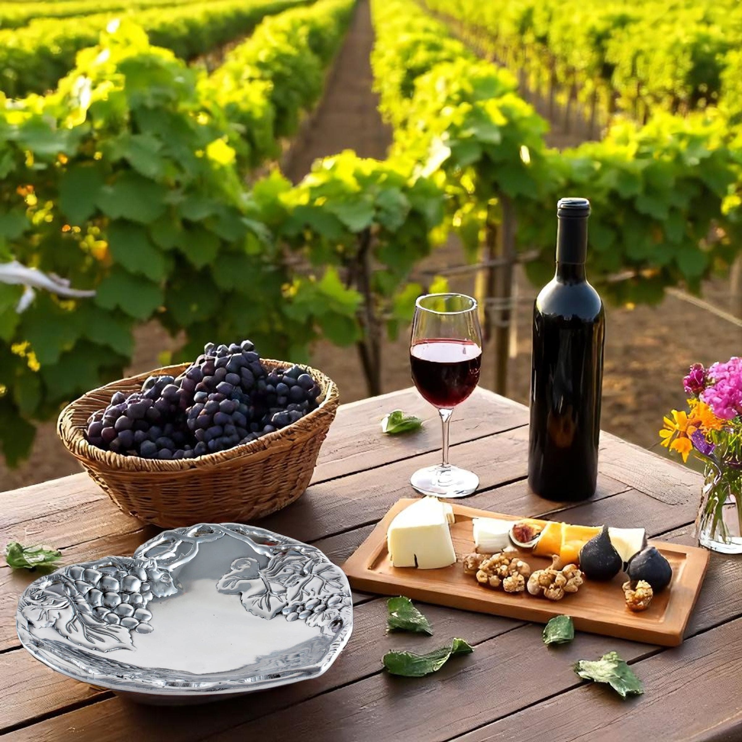 Grape Heart Coupe Tray