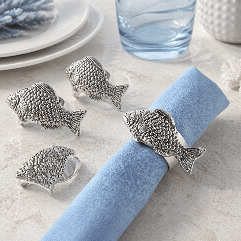 Fish Napkin Rings - set of 4