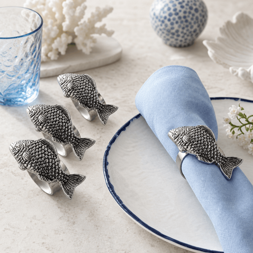 Fish Napkin Rings - set of 4