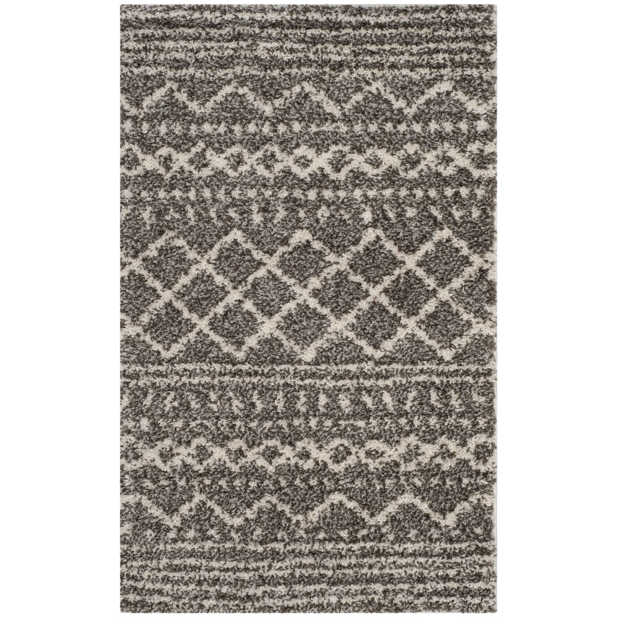 Safavieh Arizona Shag 741 Rug, Brown, ASG741 - Brown / Ivory