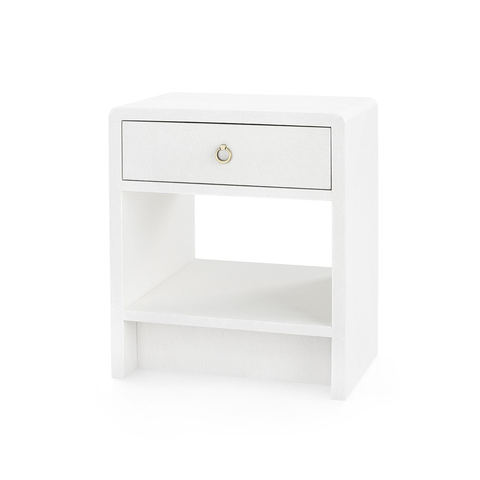 Benjamin Linen 1-Drawer Side Table | Villa & House  - BEN-110-5199