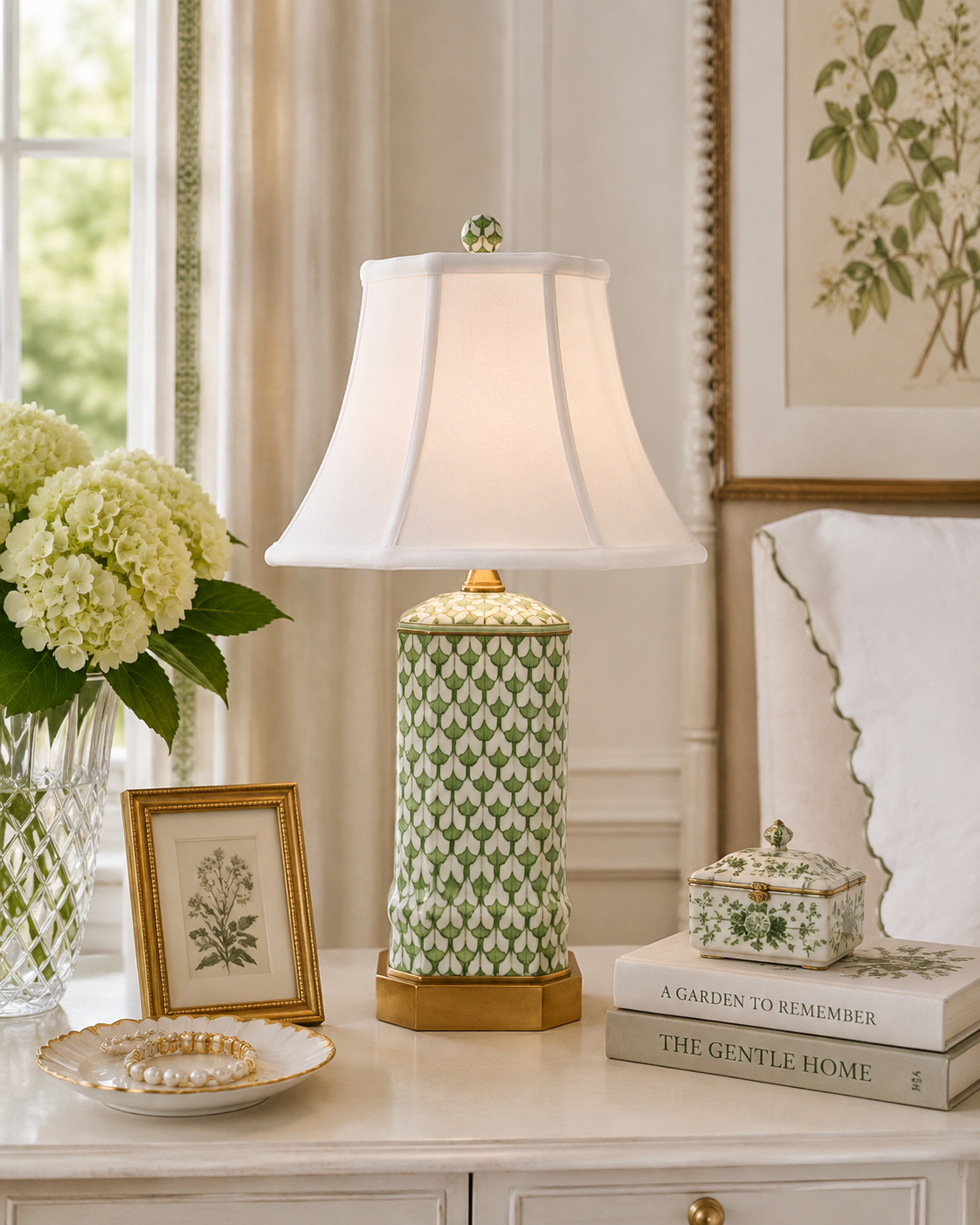 Mini Square Green Fish Scale Lamp