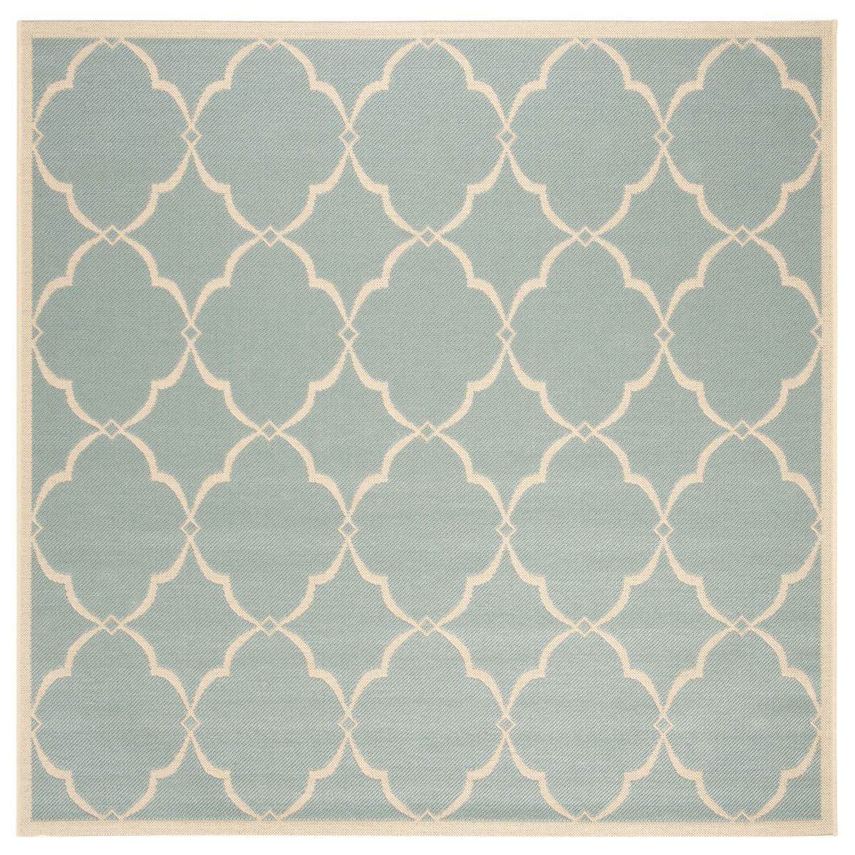 Beach House 125 Rug | Safavieh - BHS125 - Aqua / Cream