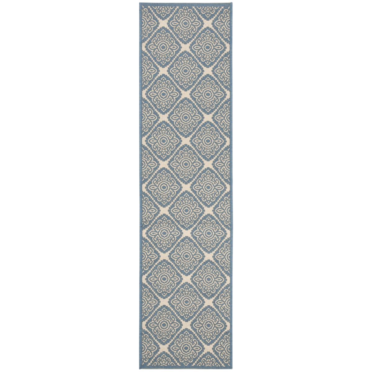 Beach House 132 Rug | Safavieh - BHS132 - Cream / Blue