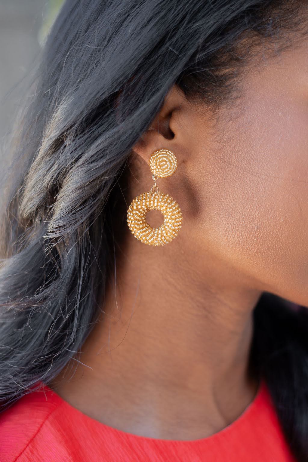 Bonnie Fabric Earring