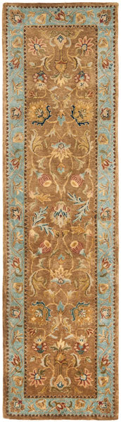 Bergama Rug | Safavieh -  BRG161A - Brown / Blue