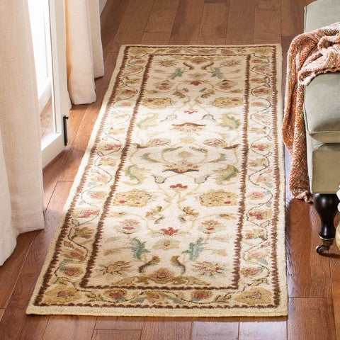 Bergama Rug | Safavieh -  BRG161B - Ivory / Ivory