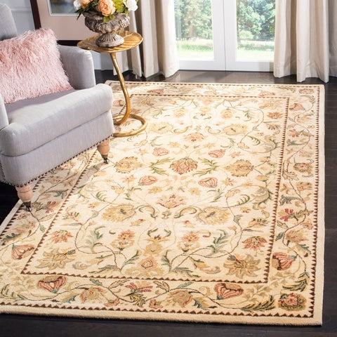 Bergama Rug | Safavieh -  BRG161B - Ivory / Ivory