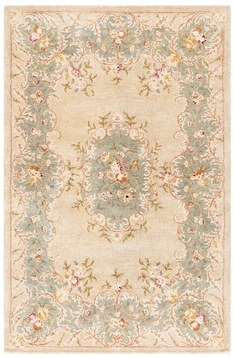 Bergama Rug | Safavieh -  BRG166A - Ivory / Light Blue