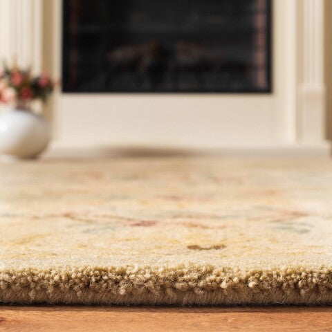 Bergama 166 Rug, BRG166 - Light Green / Beige