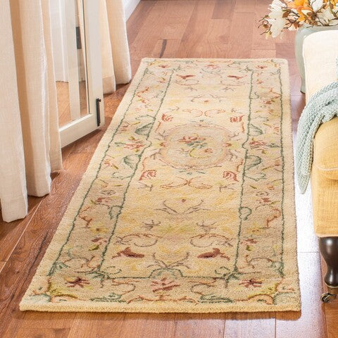 Bergama Rug | Safavieh -  BRG168A - Light Gold / Beige