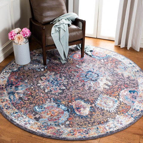 Bristol 340 Rug | Safavieh - BTL340 - Dark Grey / Blue