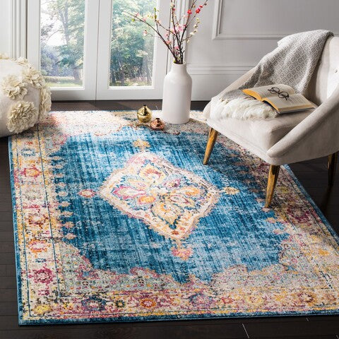 Bristol 348 Rug | Safavieh - BTL348 - Blue / Ivory