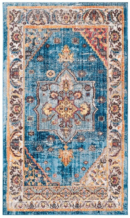 Bristol 349 Rug | Safavieh - BTL349 - Blue / Ivory