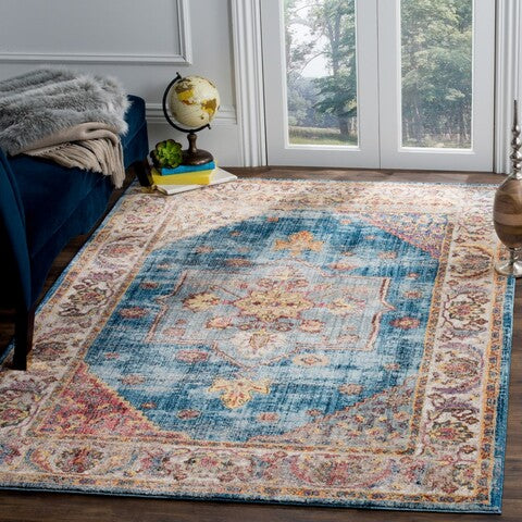 Bristol 349 Rug | Safavieh - BTL349 - Blue / Ivory