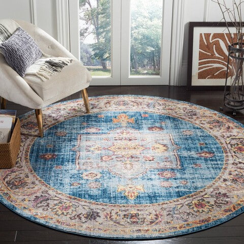 Bristol 349 Rug | Safavieh - BTL349 - Blue / Ivory