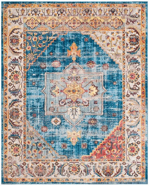 Bristol 349 Rug | Safavieh - BTL349 - Blue / Ivory