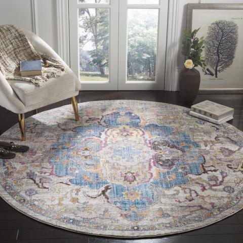 Bristol 350 Rug | Safavieh - BTL350 - Blue / Light Grey