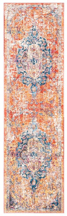 Bristol 350 Rug | Safavieh - BTL350 - Blue / Orange