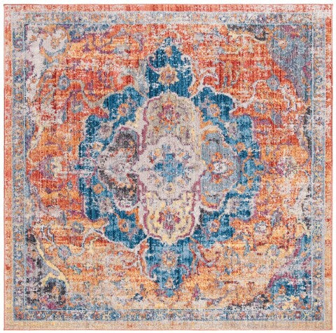 Bristol 350 Rug | Safavieh - BTL350 - Blue / Orange