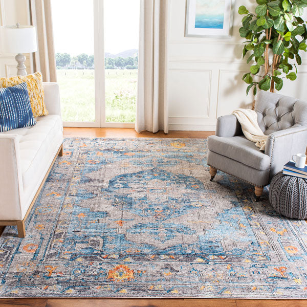 Bristol 368 Rug | Safavieh - BTL368 - Blue / Light Grey