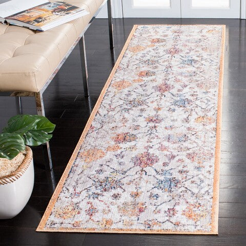 Bristol 444 Rug | Safavieh - BTL444 - Grey / Orange