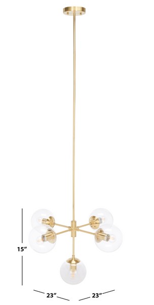 Safavieh Camaria Chandelier , CHA7002 - Gold