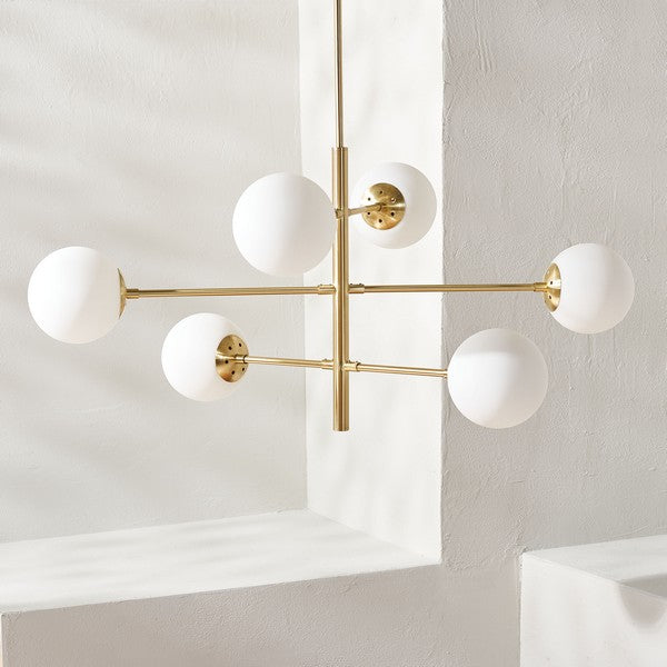 Safavieh Bassett Chandelier , CHA7003 - Gold