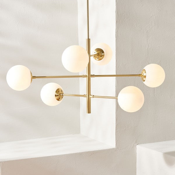 Safavieh Bassett Chandelier , CHA7003 - Gold