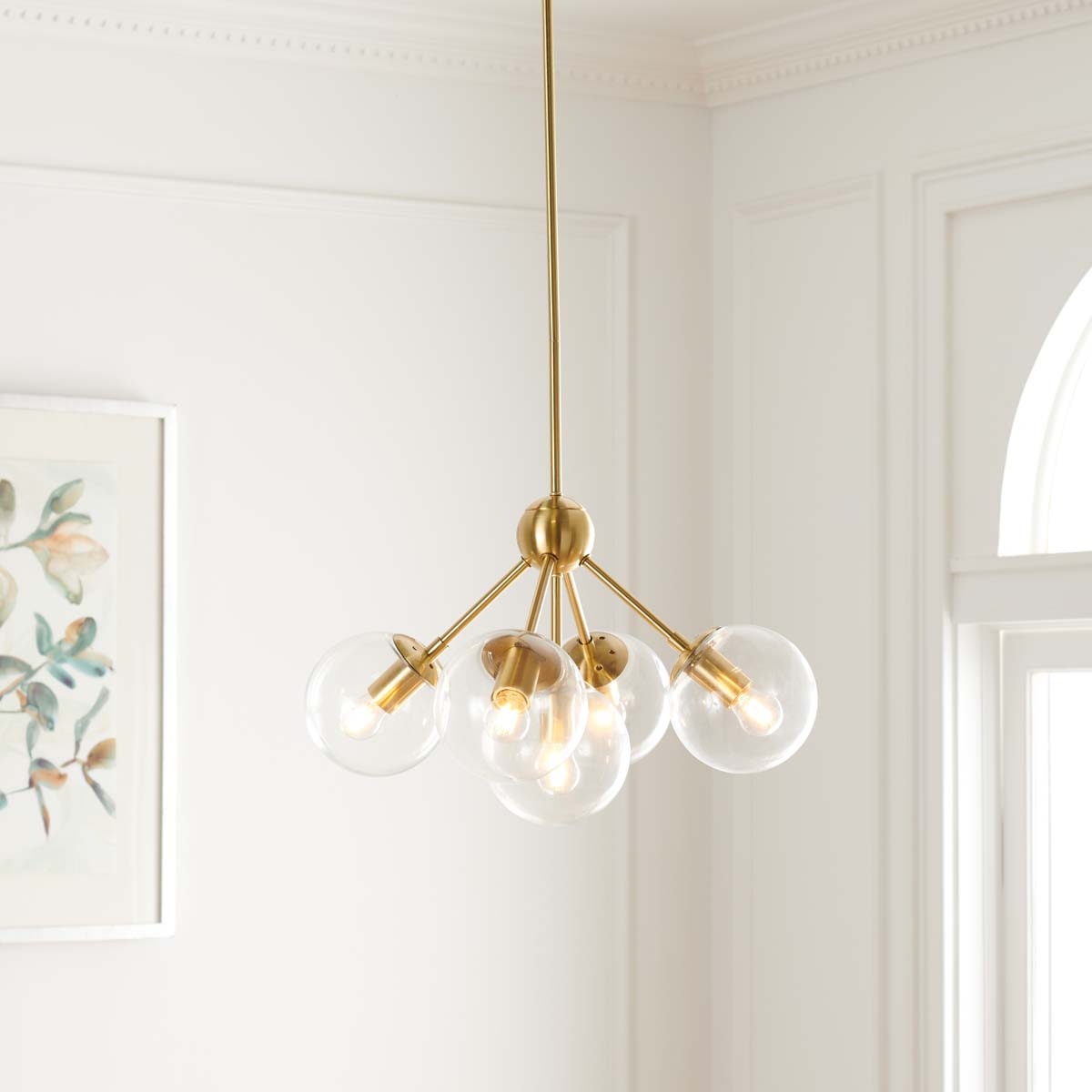 Safavieh Aderynn Chandelier , CHA7004 - Gold