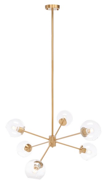 Safavieh Cantori Chandelier , CHA7008 - Brass