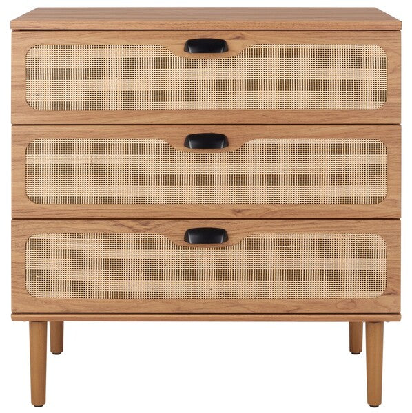 Irelia 3 Drawer Chest, CHS9602 | Safavieh - Oak