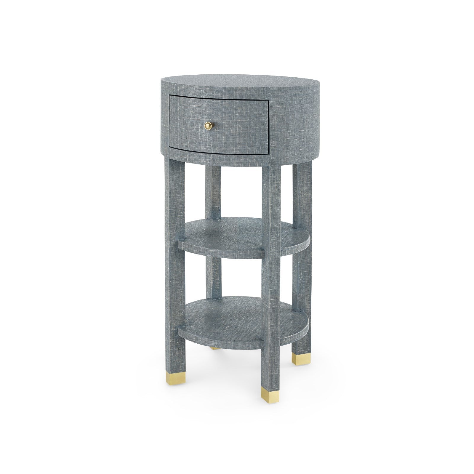 Claudette 1-Drawer Round Side Table | Villa & House  - CLU-115-5126-803