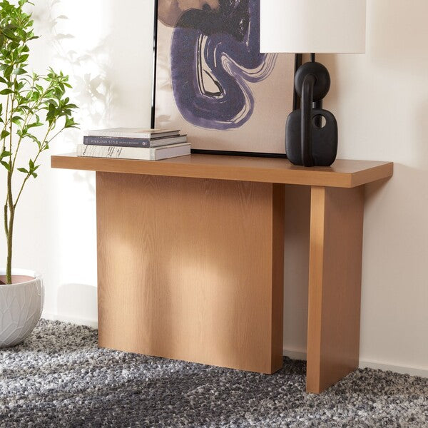 Assana Console Table, CNS9707 | Safavieh - Sand